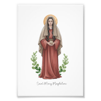 Saint Mary Magdalene, Catholic Saint Print Fotodruck