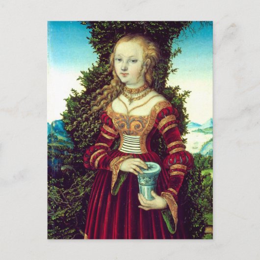 SAINT MARY MAGDALENE Detail ,Pergament Postkarte (Vorderseite)