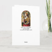 SAINT MARY MAGDALENE FEIERTAGSKARTE (Rückseite)