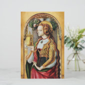 SAINT MARY MAGDALENE PARCHMENT BRIEFPAPIER (Stehend Vorderseite)