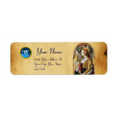 SAINT MARY MAGDALENE Parchment Gemstone Monogramm (Vorne)