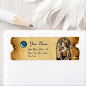 SAINT MARY MAGDALENE Parchment Gemstone Monogramm (Insitu)