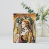 SAINT MARY MAGDALENE Parchment Postkarte (Stehend Vorderseite)
