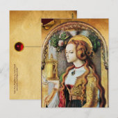 SAINT MARY MAGDALENE Parchment Postkarte (Vorne/Hinten)