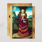 SAINT MARY MAGDALENE Parchment Postkarte (Vorne/Hinten)