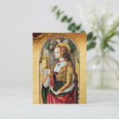 SAINT MARY MAGDALENE Parchment Postkarte (Stehend Vorderseite)