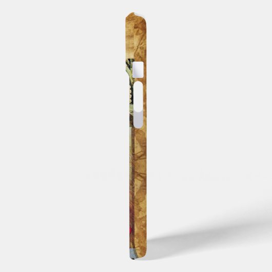 SAINT MARY MAGDALENE Parchment Ruby Gem Monogram Case-Mate iPhone Hülle (Rückseite / Links)