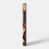 SAINT MARY MAGDALENE Parchment Ruby Gem Monogram iPhone Hülle (Linke Seite)