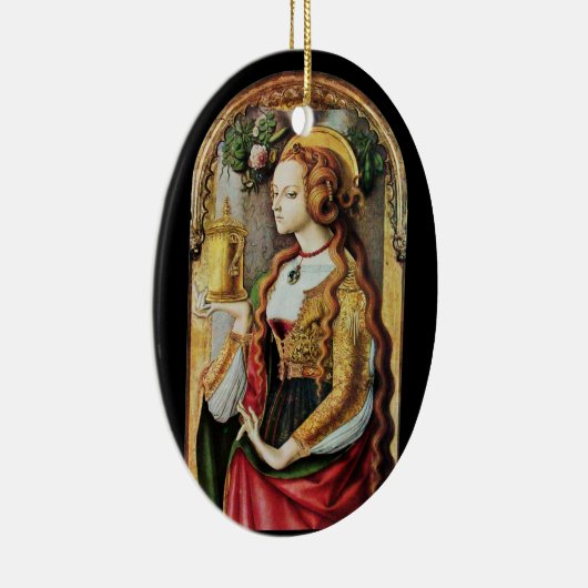 SAINT MARY MAGDALENE , Pergament Keramikornament (Rechts)