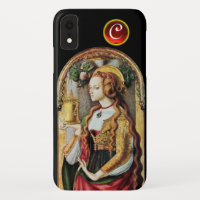 SAINT MARY MAGDALENE Ruby Gem Monogram ,Black