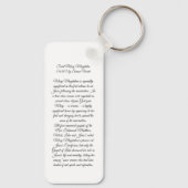 Saint Mary Magdalene Schlüsselanhänger (Rückseite)