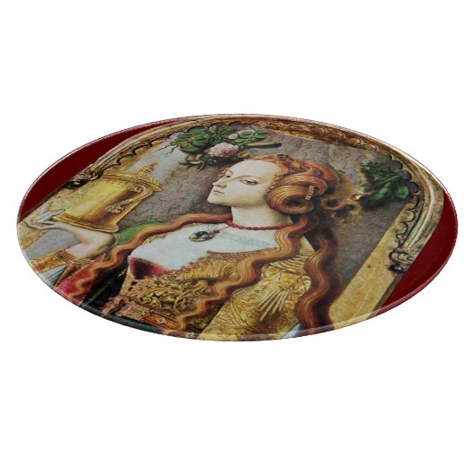 SAINT MARY MAGDALENE von Carlo Crivelli Schneidebrett (Ecke)