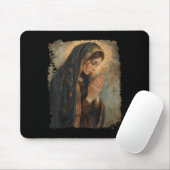 Saint Mary Praying Mother Of Jesus  Mousepad (Mit Mouse)