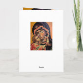 Saint Mary Teotokos Feiertagskarte (Rückseite)