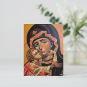 Saint Mary Teotokos Postkarte (Stehend Vorderseite)