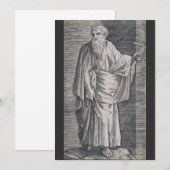Saint Matthew der Apostel Dankeskarte (Vorne/Hinten)