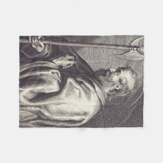 Saint Matthew der Apostel Fleecedecke (Vorderseite (Horizontal))