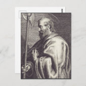 Saint Matthew der Apostel Postkarte (Vorne/Hinten)