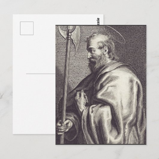 Saint Matthew der Apostel Postkarte (Vorne/Hinten)