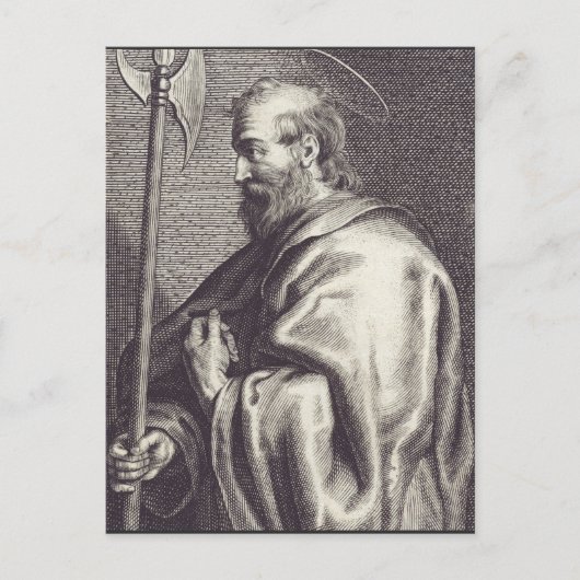 Saint Matthew der Apostel Postkarte (Vorderseite)