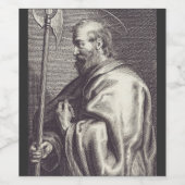 Saint Matthew der Apostel Weinetikett (Einzelnes Label)