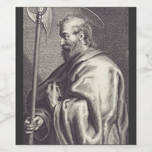 Saint Matthew der Apostel Weinetikett (Einzelnes Label)