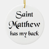 saint matthew keramik ornament (Vorne)