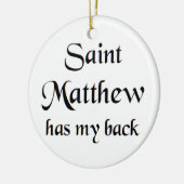 saint matthew keramik ornament (Links)