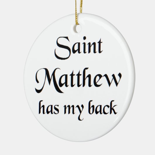 saint matthew keramik ornament (Links)