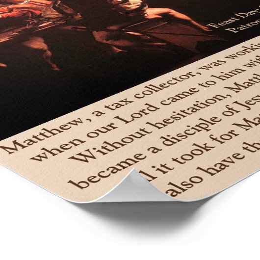 Saint Matthew Poster (Ecke)