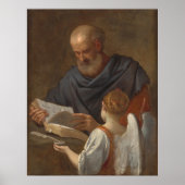 Saint Matthew - Simone Cantarini Kunstgewerbe Poster (Vorne)