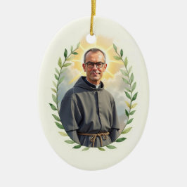 Saint Maximilian Kolbe God's Peace and Blessing Keramik Ornament