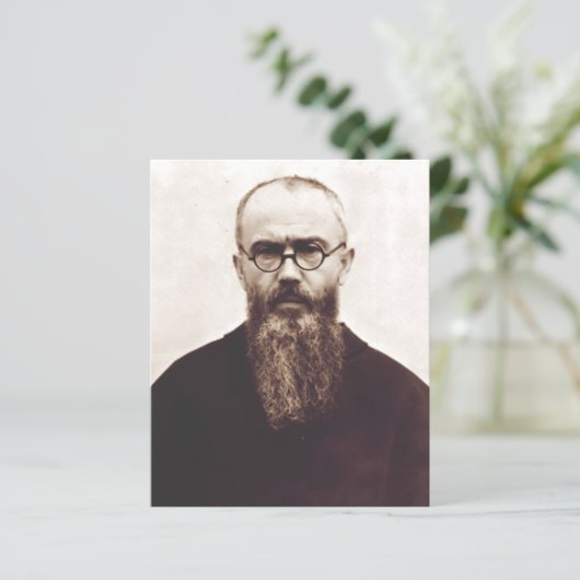 Saint Maximilian Kolbe polnischer katholischer Pri (Stehend Vorderseite)