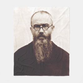 Saint Maximilian Kolbe polnischer katholischer Pri Fleecedecke