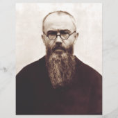 Saint Maximilian Kolbe polnischer katholischer Pri Flyer (Vorne)