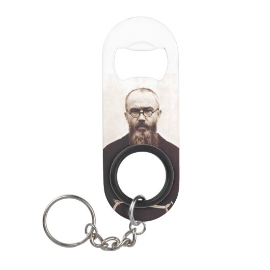 Saint Maximilian Kolbe polnischer katholischer Pri Mini Flaschenöffner (Vorderseite)