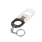 Saint Maximilian Kolbe polnischer katholischer Pri Mini Flaschenöffner (Rückseite Schrägansicht)