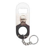 Saint Maximilian Kolbe polnischer katholischer Pri Mini Flaschenöffner (Rückseite)