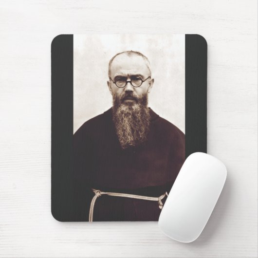 Saint Maximilian Kolbe polnischer katholischer Pri Mousepad (Mit Mouse)