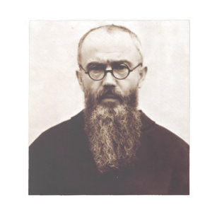 Saint Maximilian Kolbe polnischer katholischer Pri Notizblock