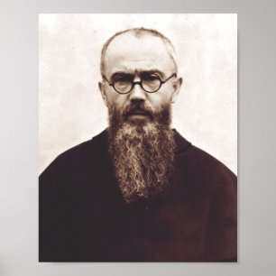Saint Maximilian Kolbe polnischer katholischer Pri Poster