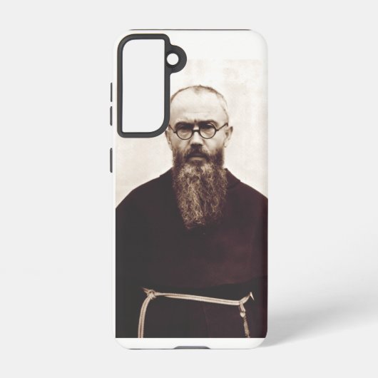 Saint Maximilian Kolbe polnischer katholischer Pri Samsung Galaxy Hülle (Rückseite)