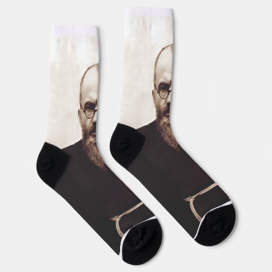 Saint Maximilian Kolbe polnischer katholischer Pri Socken (Rechts)