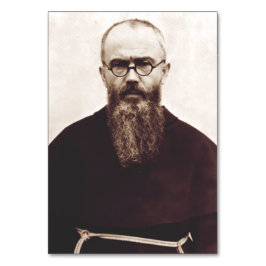 Saint Maximilian Kolbe polnischer katholischer Pri Tischnummer