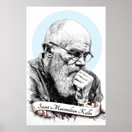 Saint Maximilian Kolbe Poster (Vorne)