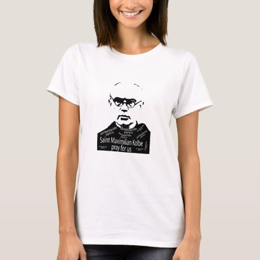 Saint Maxymilian Kolbe T-Shirt (Vorderseite)