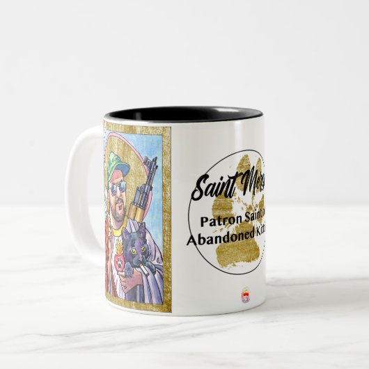 Saint Mersh Mug Zweifarbige Tasse (Vorderseite Links)