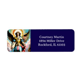 Saint Michael Adress Label