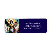Saint Michael Adress Label (Vorne)