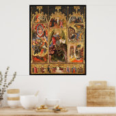 Saint Michael Altarpiece The ArchAngel Poster (Küche)